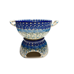 D03 Bunzlau Fondueset  1821X Aan Tafel